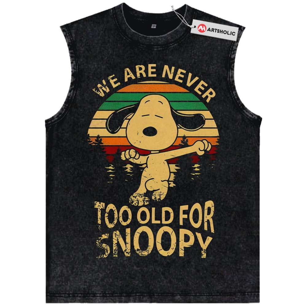 Snoopy Tank Top, Peanuts Tank Top, Animated Tank Top, Vintage Tank Top
