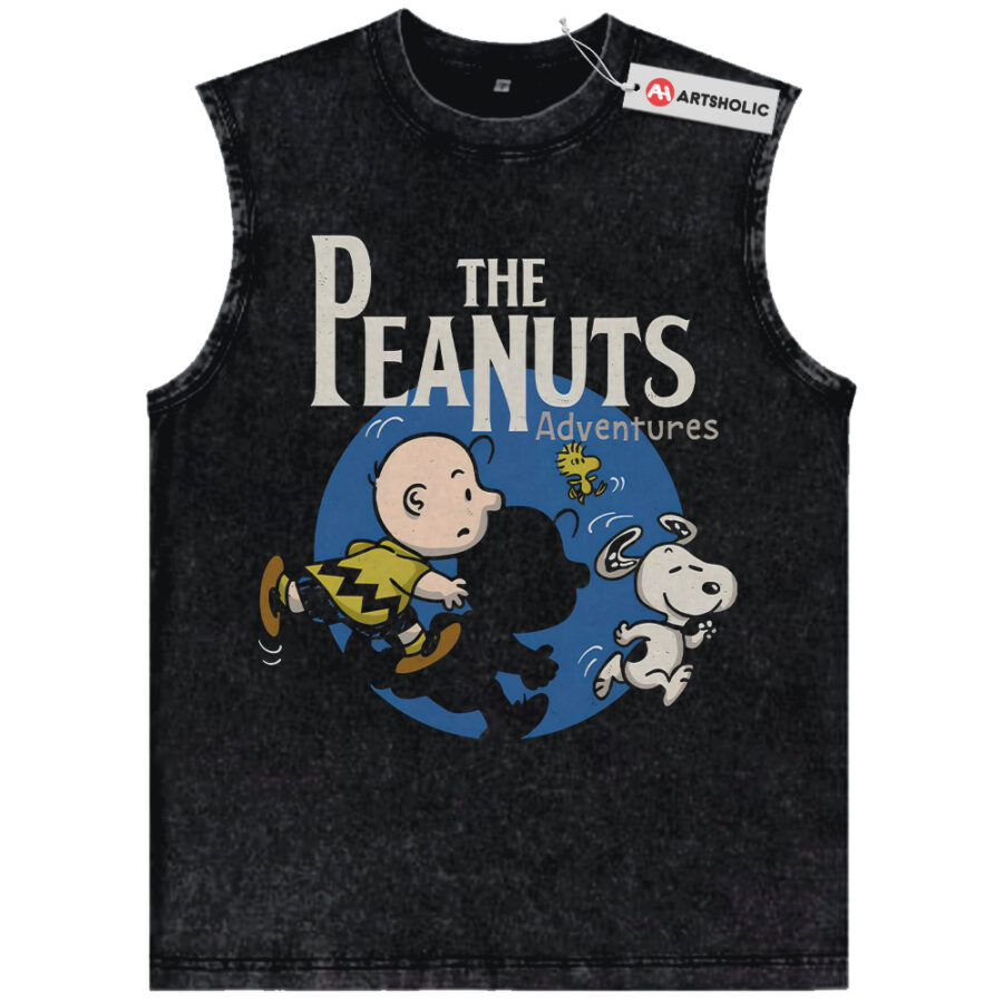 Alternative view of Snoopy Tank Top, Peanuts Tank Top, Animated Tank Top, Vintage Tank Top