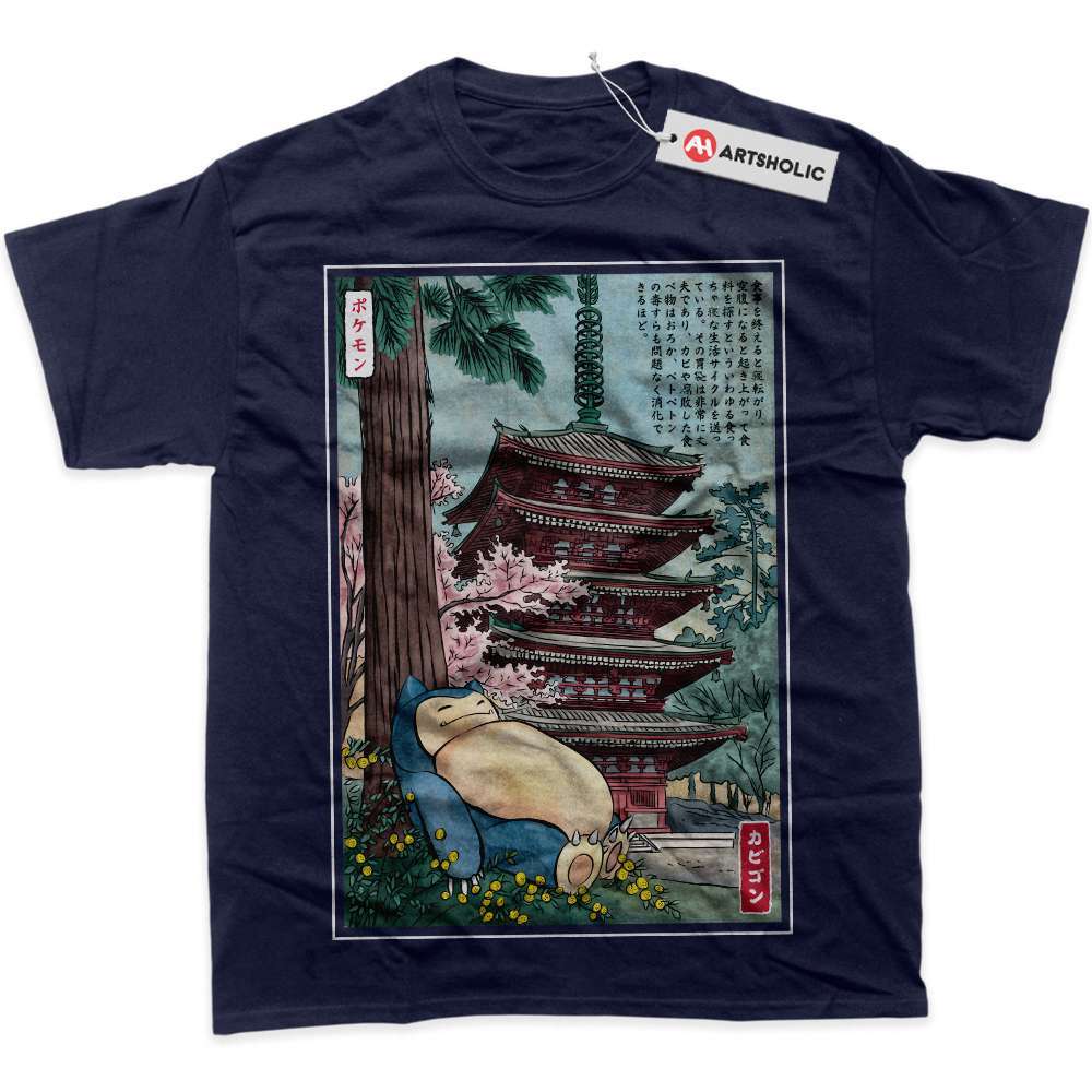 Snorlax Shirt, Pokemon Shirt, Anime Shirt, graphic Tee