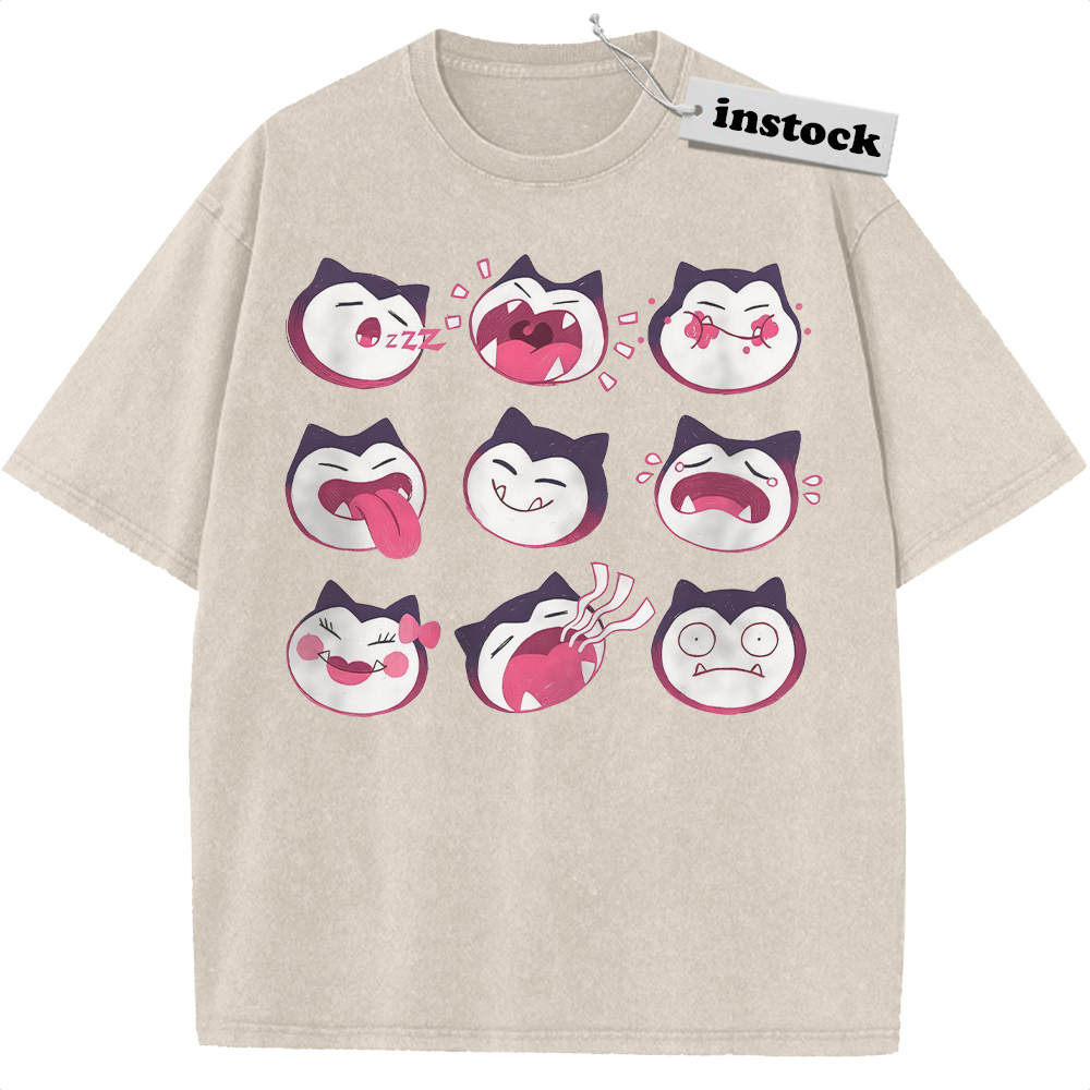 Snorlax Shirt, Pokemon Shirt, PKM Shirt, Anime Shirt, Vintage T-Shirt
