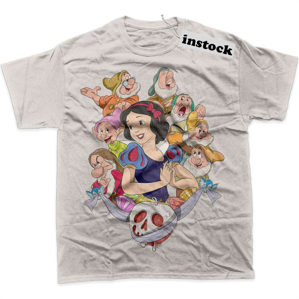 Snow White and the Seven Dwarfs Shirt, Animated Shirt, Graphic T-Shirt