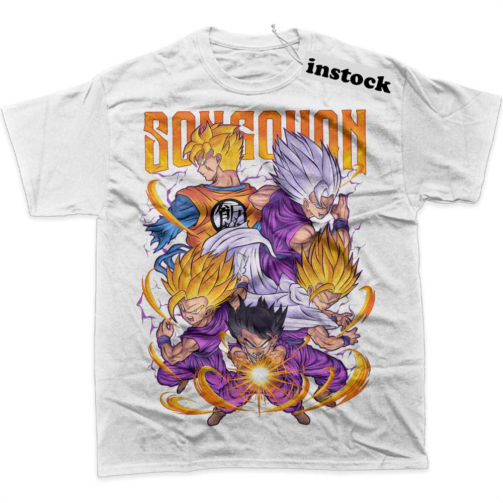 Son Gohan Shirt, Dragon Ball Shirt, DBZ Shirt, Anime Shirt, Graphic Tee