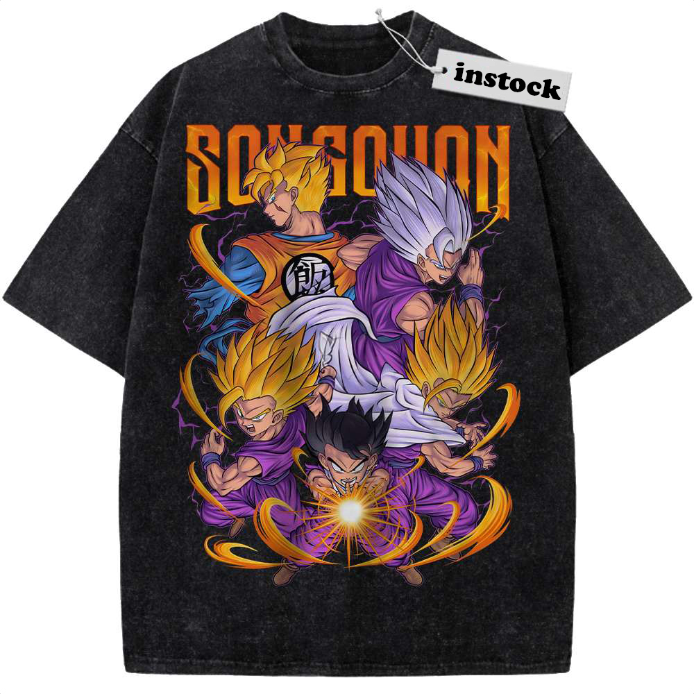 Son Gohan Shirt, Dragon Ball Shirt, DBZ Shirt, Anime Shirt, Vintage Tee