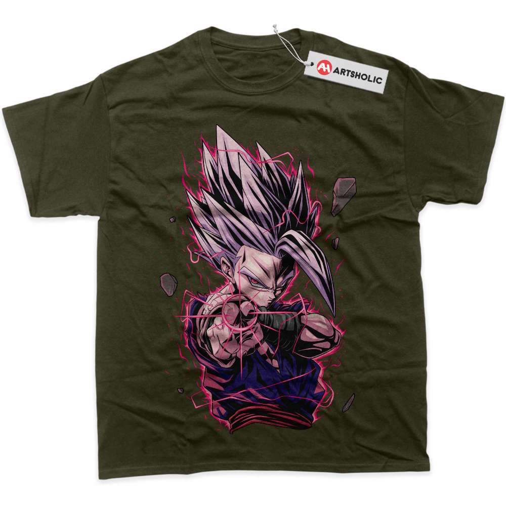 Alternative view of Son Gohan Shirt, Dragon Ball Z Shirt, DBZ Shirt, Anime Shirt, Graphic Tee