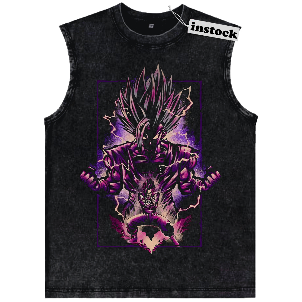 Son Gohan Tank Top, Dragon Ball Tank Top, DBZ Tank Top, Anime Tank Top, Vintage Tank Top