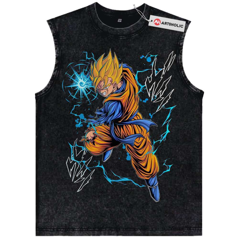 Son Gohan Tank Top, Dragon Ball Tank Top, DBZ Tank Top, Anime Tank Top, Vintage Tank Top