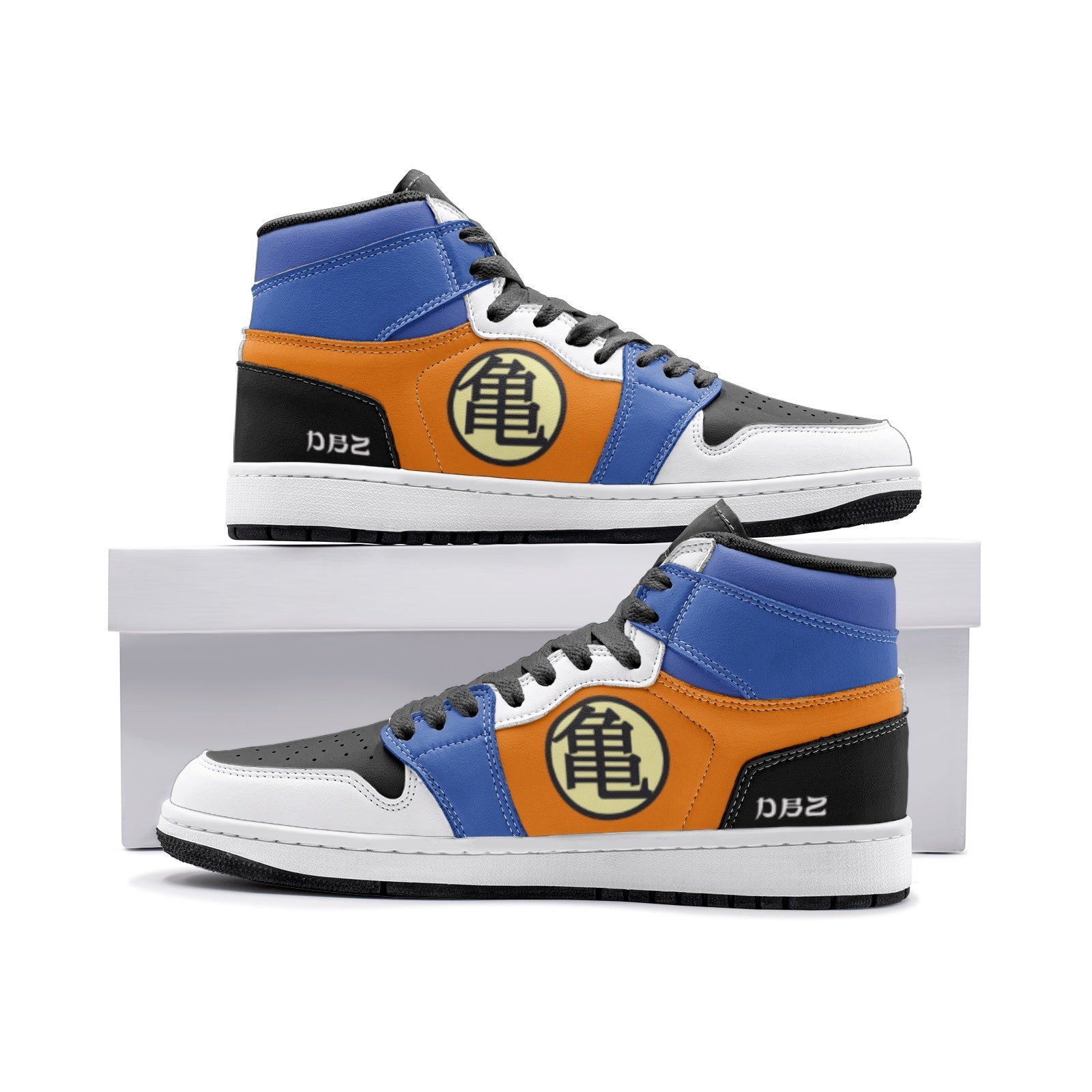 Son Goku Dragonball Z Custom Sneaker Mid 1 Basketball Shoes - Otaku Hall