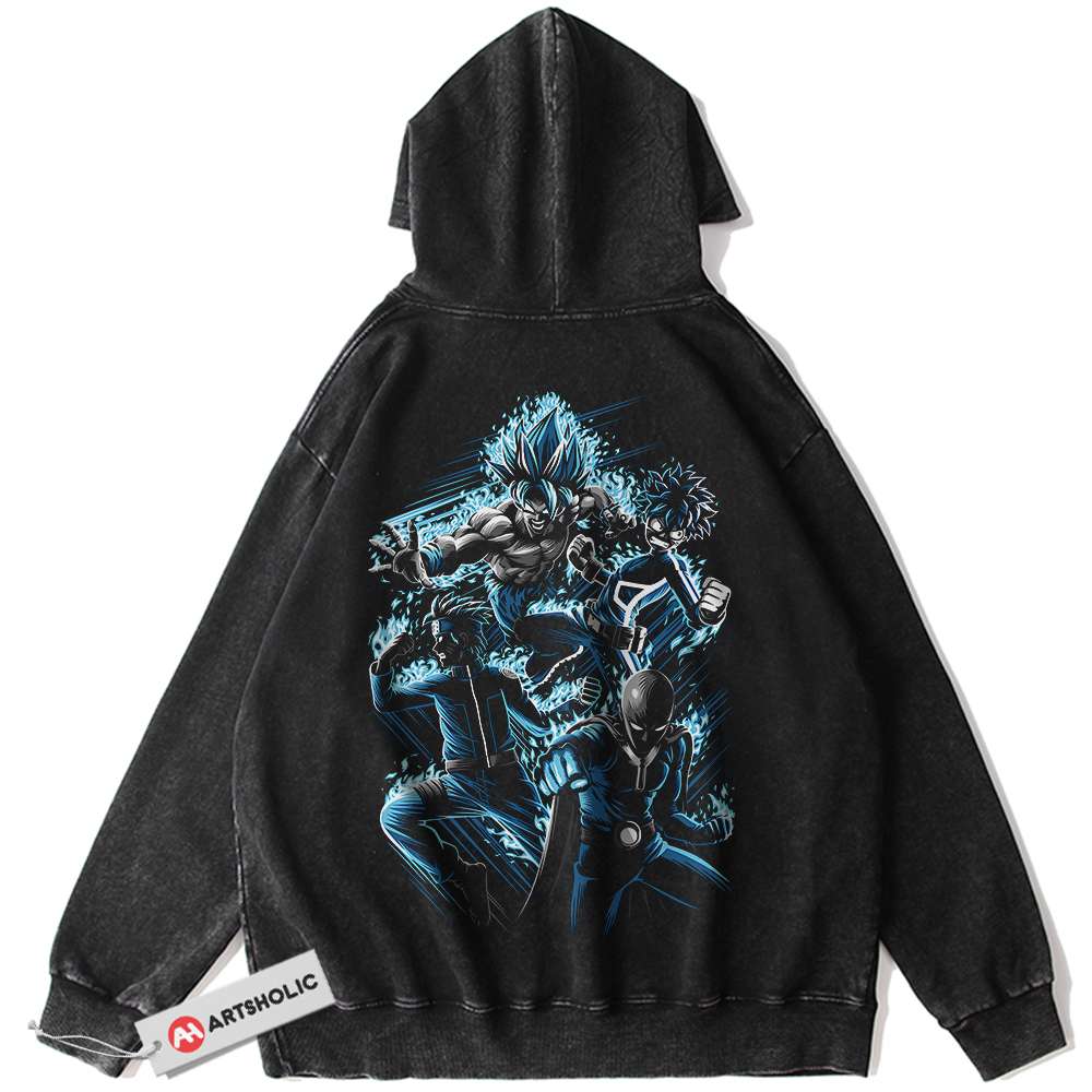 Son Goku Hoodie, Deku Hoodie, Saitama Hoodie, Naruto Hoodie, Anime Hoodie, Vintage Hoodie