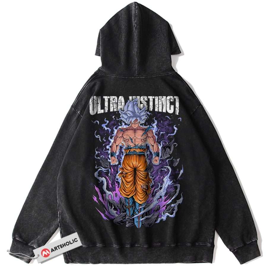 Alternative view of Son Goku Hoodie, Dragon Ball Z Hoodie, DBZ Hoodie, Anime Hoodie, Vintage Hoodie