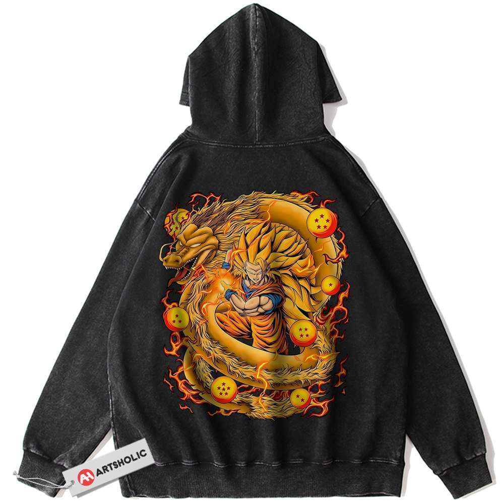 Son Goku Hoodie, Dragon Ball Z Hoodie, DBZ Hoodie, Anime Hoodie, Vintage Hoodie