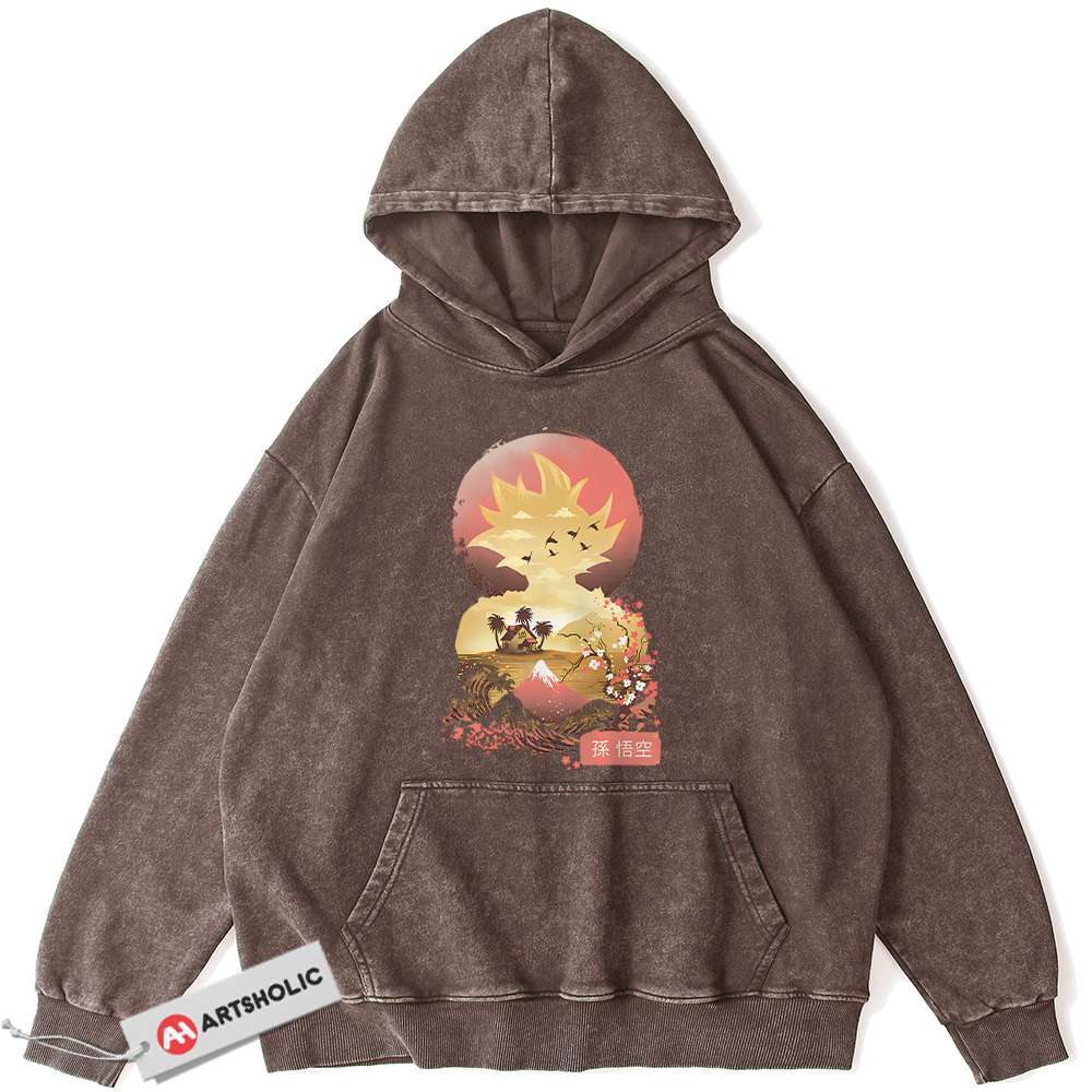 Son Goku Hoodie, Dragon Ball Z Hoodie, DBZ Hoodie, Anime Hoodie, Vintage Hoodie