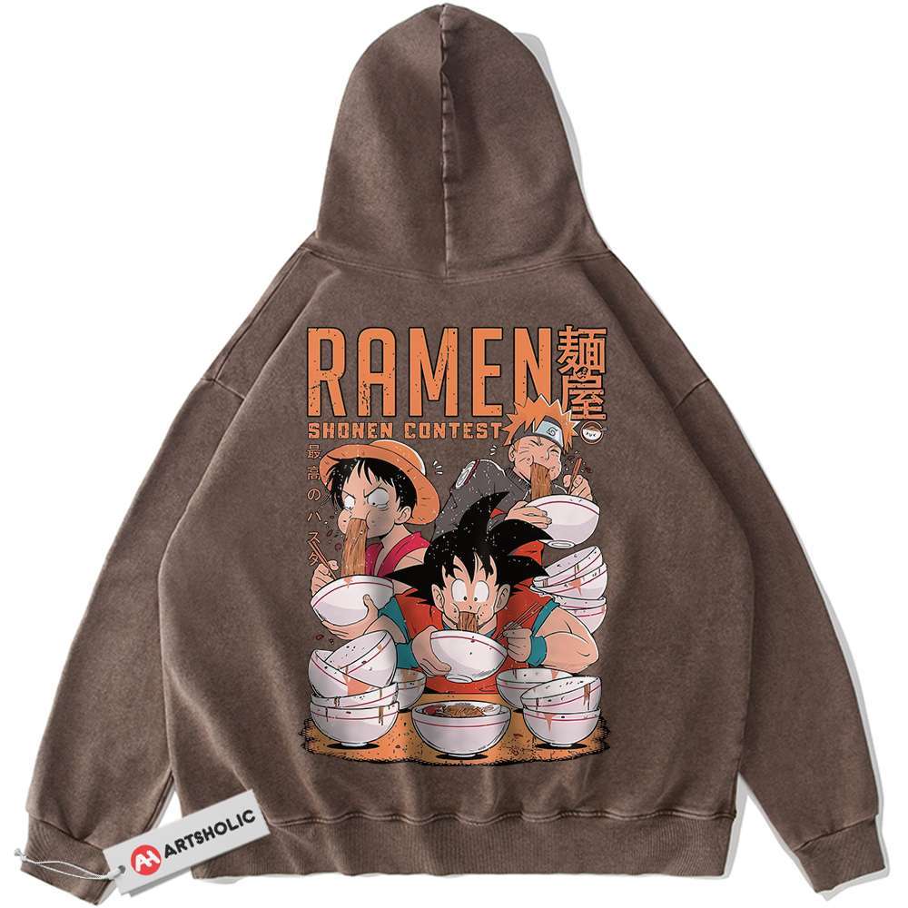 Alternative view of Son Goku Hoodie, Luffy Hoodie, Naruto Hoodie, Anime Hoodie, Vintage Hoodie