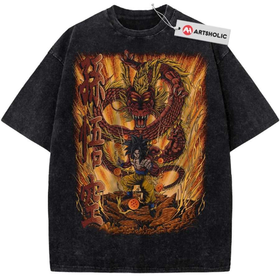 Alternative view of Son Goku JJ4 Shirt, Dragon Ball Shirt, Anime Shirt, Vintage T-Shirt