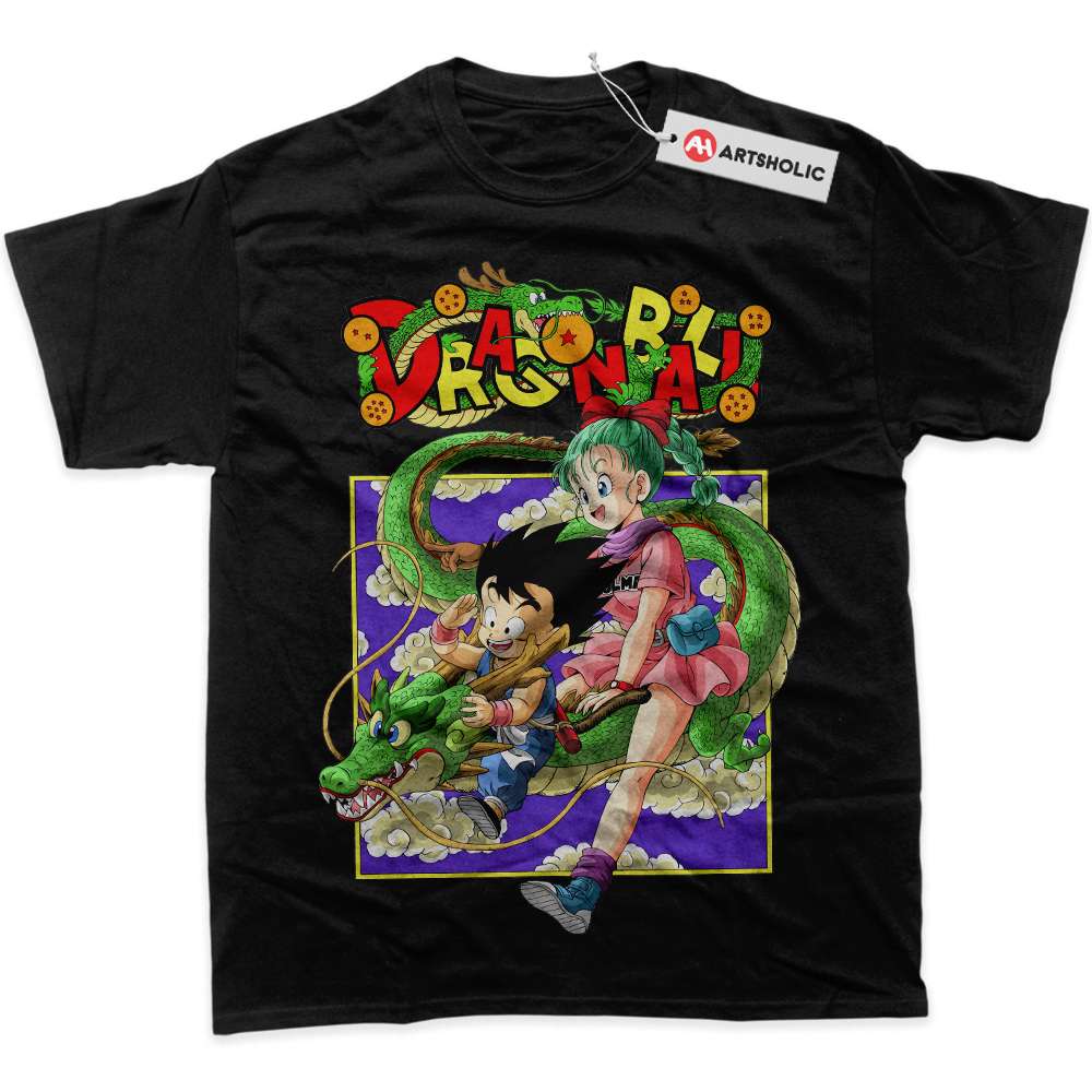 Alternative view of Son Goku Shirt, Bulma Shirt, Dragon Ball Shirt, DBZ Shirt, Anime Shirt, Graphic T-Shirt