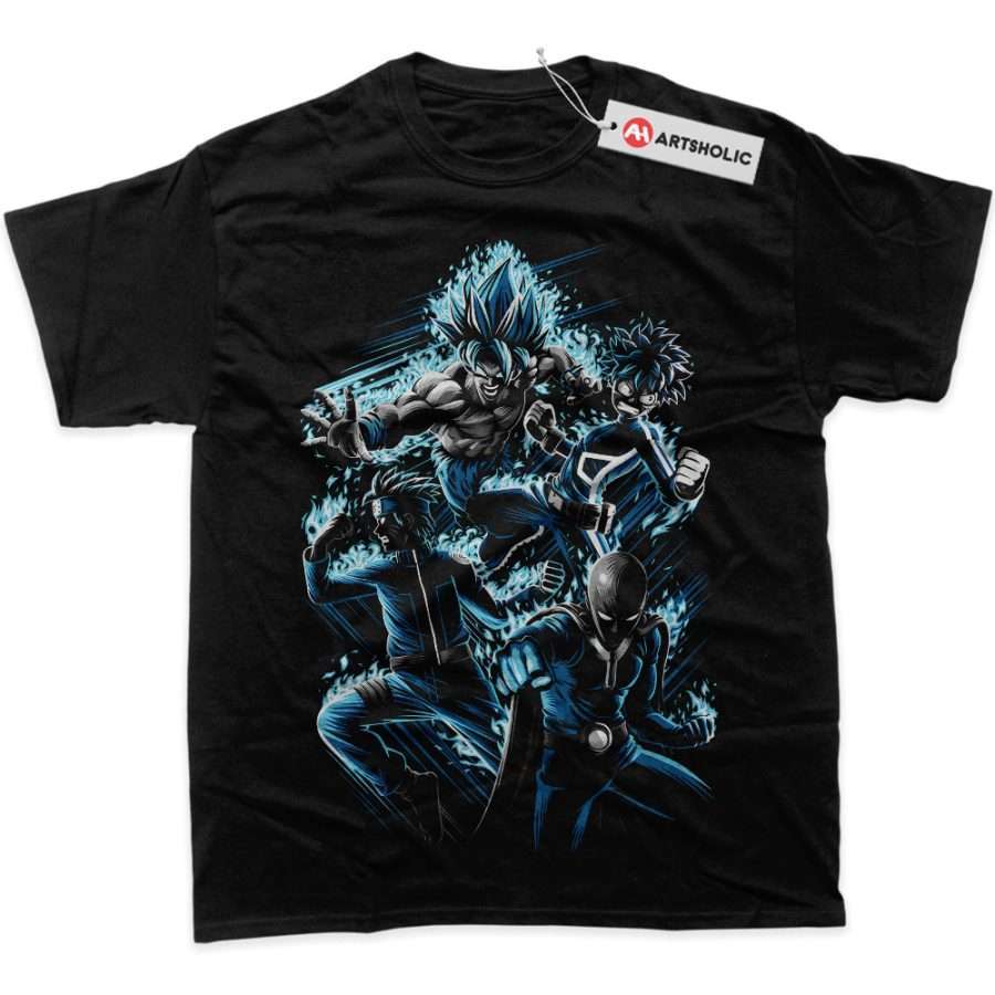 Alternative view of Son Goku Shirt, Deku Shirt, Saitama Shirt, Naruto Shirt, Anime Shirt, Graphic T-Shirt