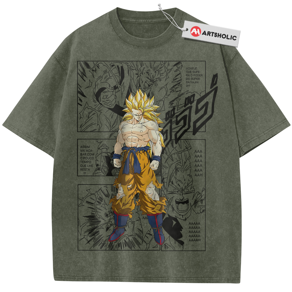 Alternative view of Son Goku Shirt, Dragon Ball Shirt, DBZ Shirt, Anime Shirt, Vintage Tee