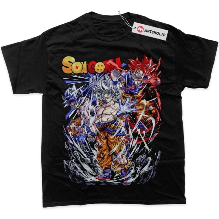 Alternative view of Son Goku Shirt, Dragon Ball Z Shirt, DBZ Shirt, Anime Shirt, Graphic Tee