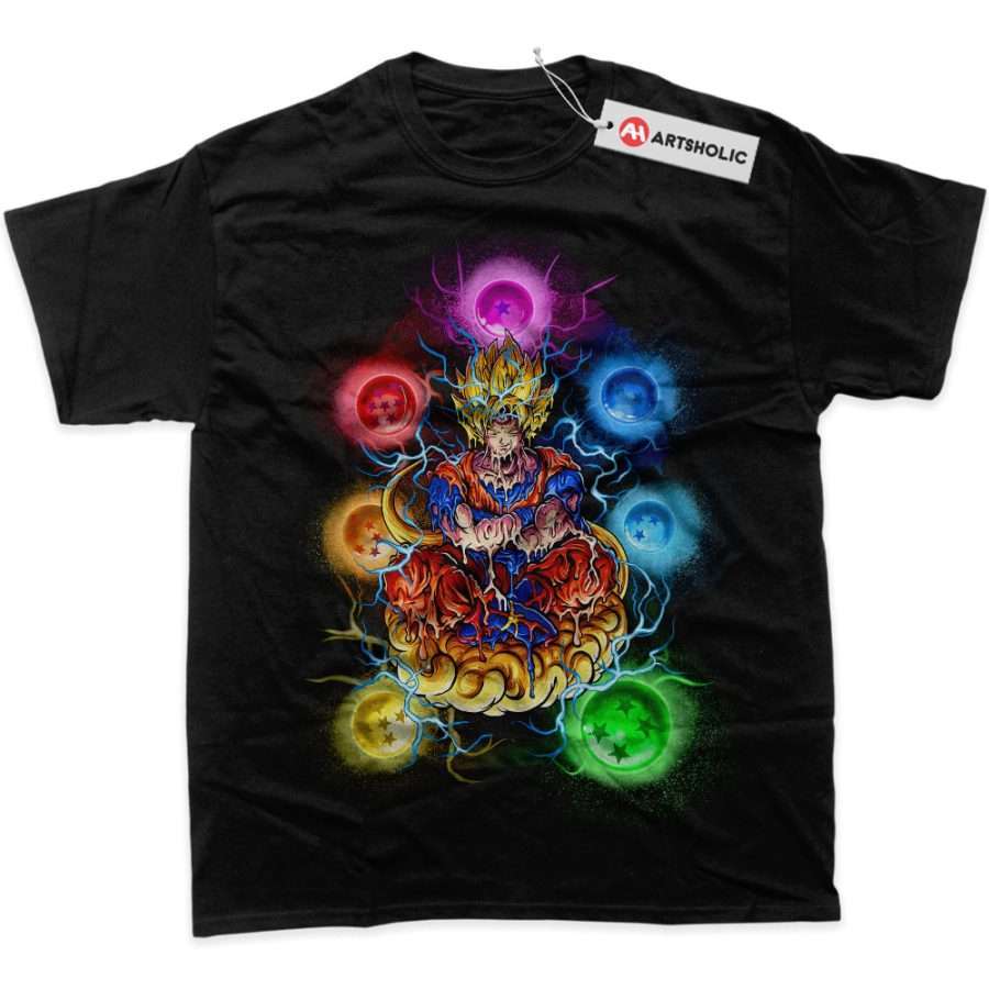 Alternative view of Son Goku Shirt, Dragon Ball Z Shirt, DBZ Shirt, Anime Shirt, Graphic Tee