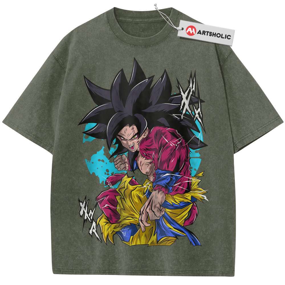 Alternative view of Son Goku Shirt, Dragon Ball Z Shirt, DBZ Shirt, Anime Shirt, Vintage Tee