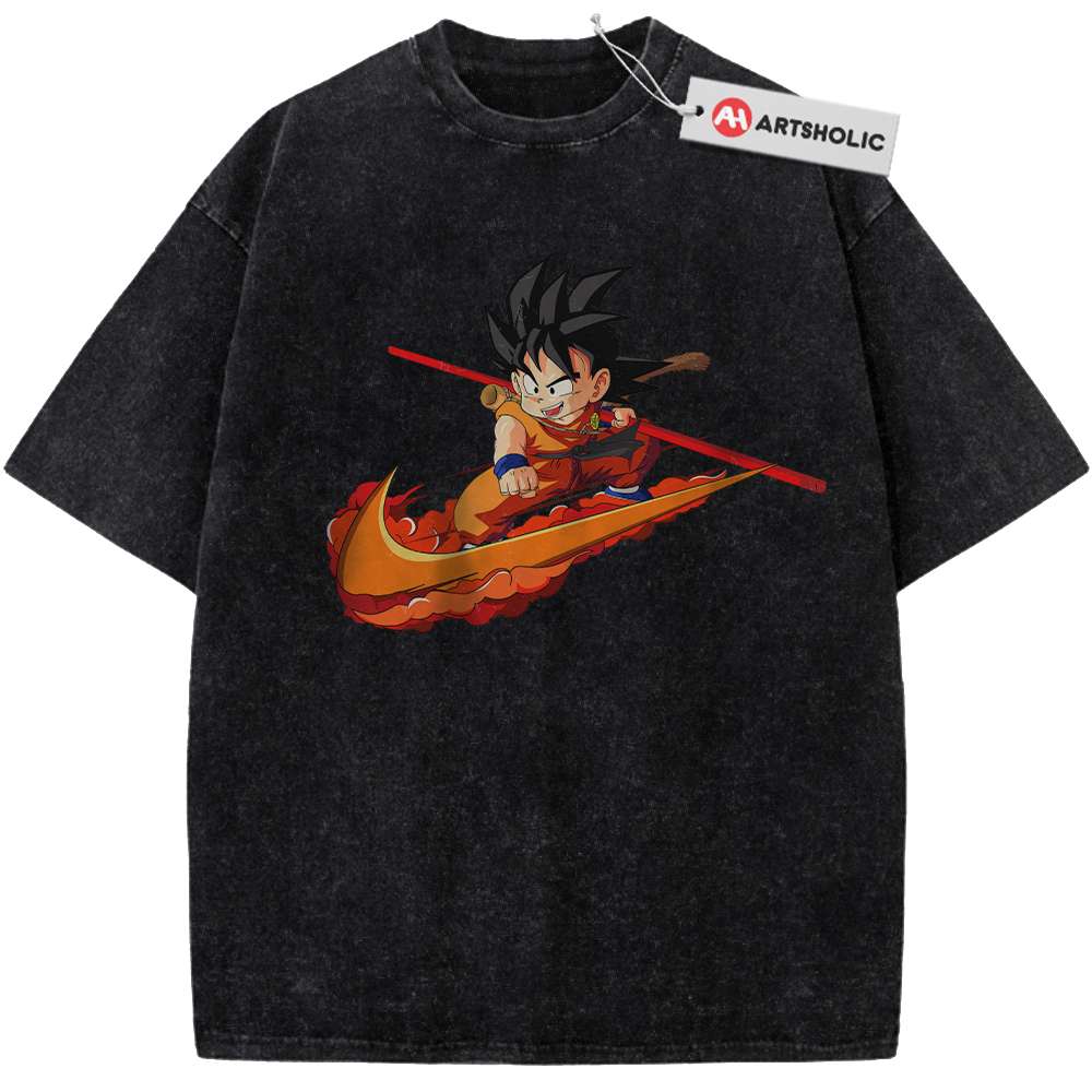 Alternative view of Son Goku Shirt, Dragon Ball Z Shirt, DBZ Shirt, Anime Shirt, Vintage Tee