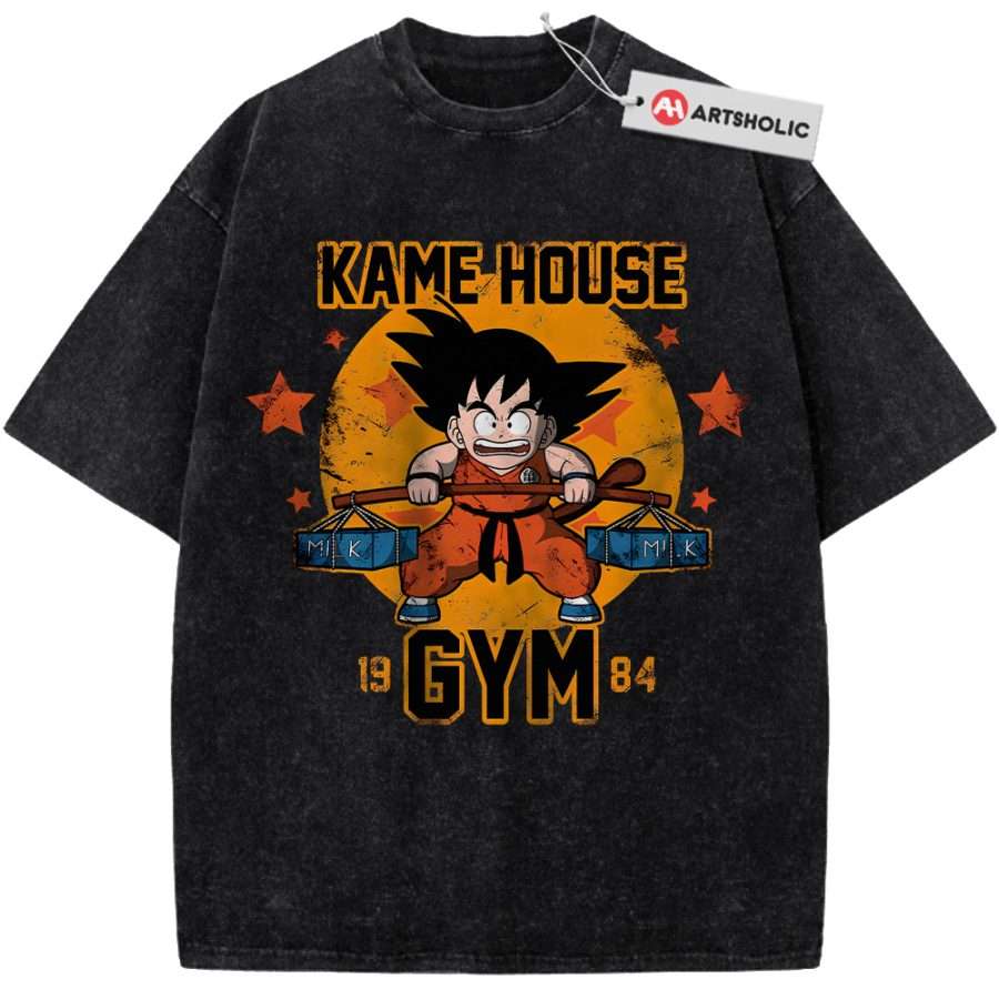 Alternative view of Son Goku Shirt, Dragon Ball Z Shirt, DBZ Shirt, Anime Shirt, Vintage Tee