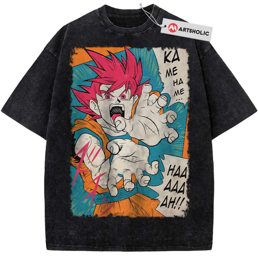 Alternative view of Son Goku Shirt, Dragon Ball Z Shirt, DBZ Shirt, Anime Shirt, Vintage Tee