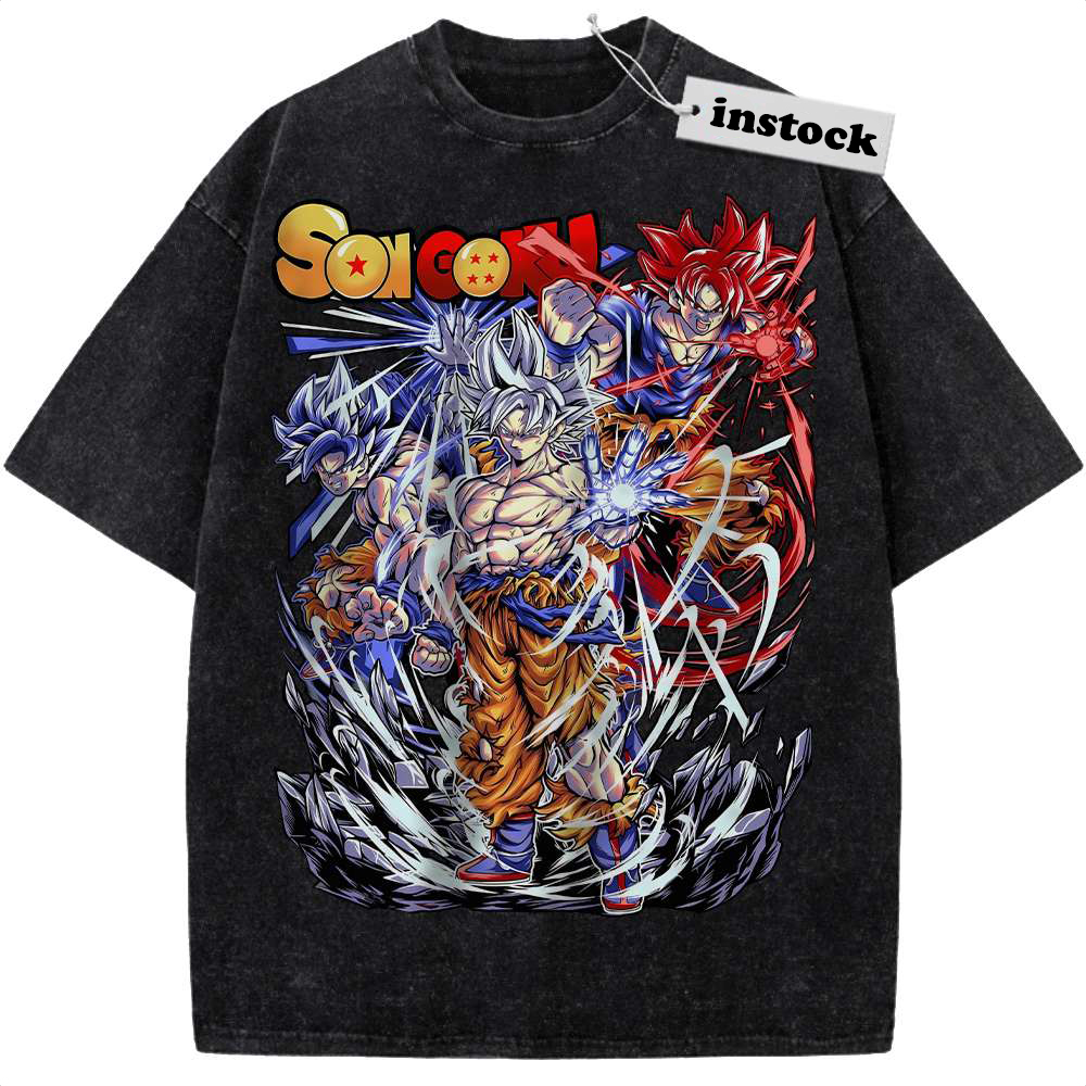Son Goku Shirt, Dragon Ball Z Shirt, DBZ Shirt, Anime Shirt, Vintage Tee