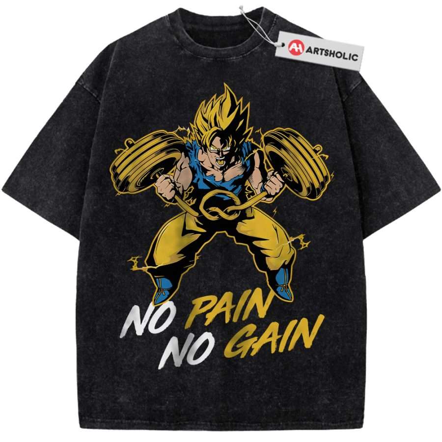 Alternative view of Son Goku Shirt, Dragon Ball Z Shirt, DBZ Shirt, Anime Shirt, Vintage Tee