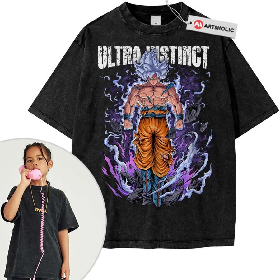 Alternative view of Son Goku Shirt For Kids, Dragon Ball Z Shirt For Kids, DBZ Shirt For Kids, Anime Shirt For Kids, Vintage Tee For Kids