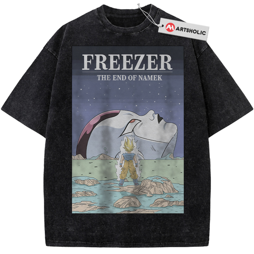 Alternative view of Son Goku Shirt, Frieza Shirt, Dragon Ball Shirt, Anime Shirt, Vintage Tee