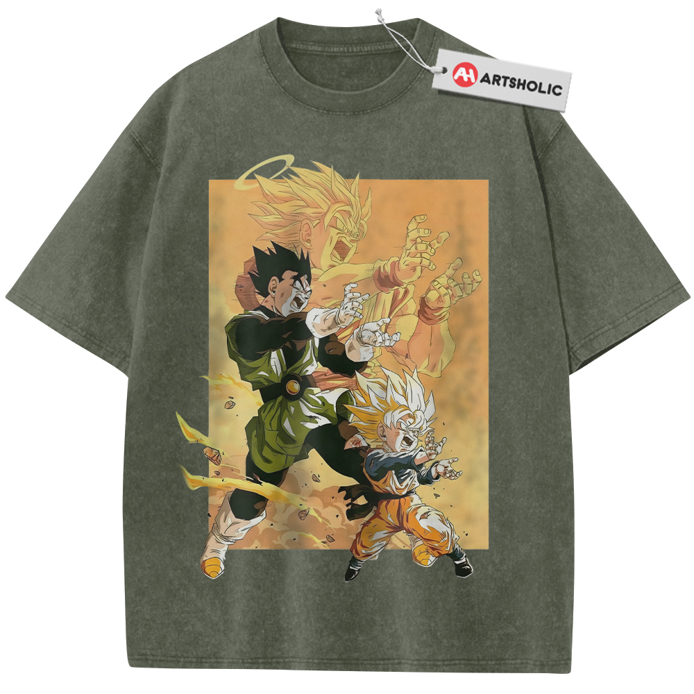 Alternative view of Son Goku Shirt, Gohan Shirt, Son Goten Shirt, Dragon Ball Shirt, DBZ Shirt, Anime Shirt, Vintage Tee