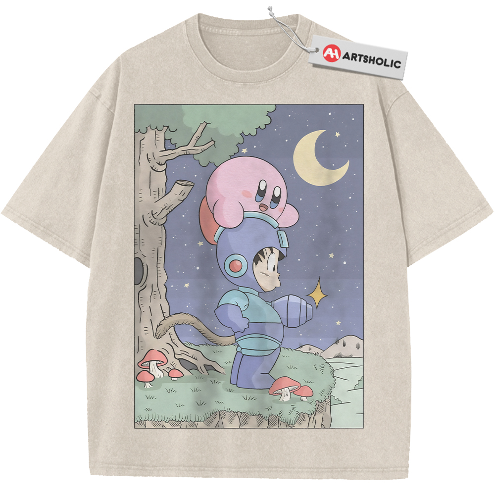 Son Goku Shirt, Kirby Shirt, Dragon Ball Shirt, Anime Shirt, Vintage T-Shirt