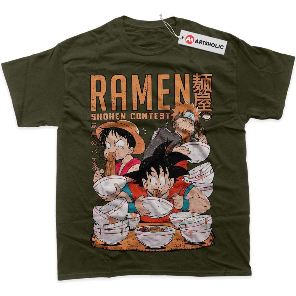 Alternative view of Son Goku Shirt, Luffy Shirt, Naruto Shirt, Anime Shirt, Graphic Tee