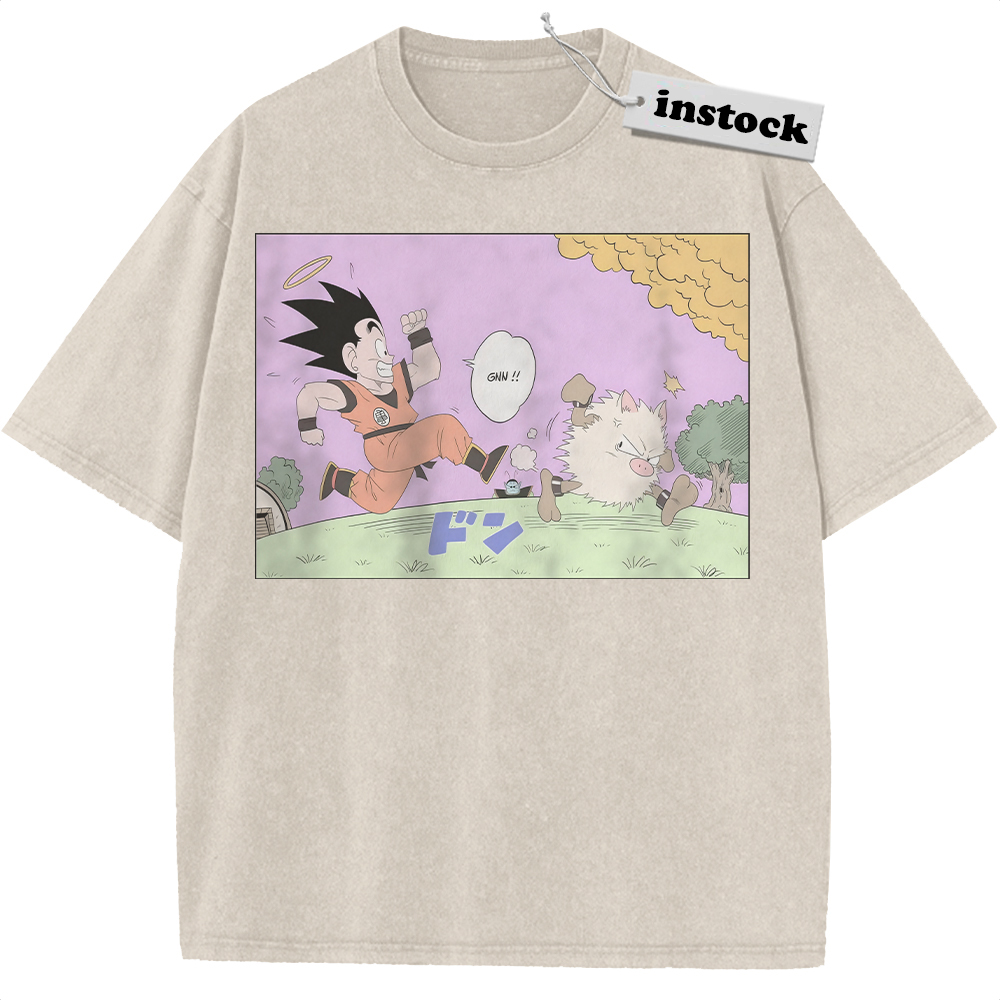 Son Goku Shirt, Primeape Shirt, Dragon Ball Shirt, Pokemon Shirt, Anime Shirt, Vintage Tee
