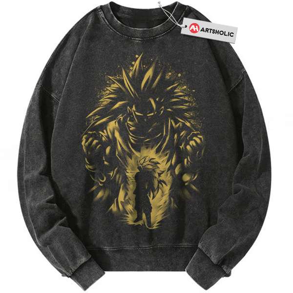 Son Goku Sweatshirt, Dragon Ball Sweatshirt, DBZ Sweatshirt, Anime Sweatshirt, Vintage Sweater