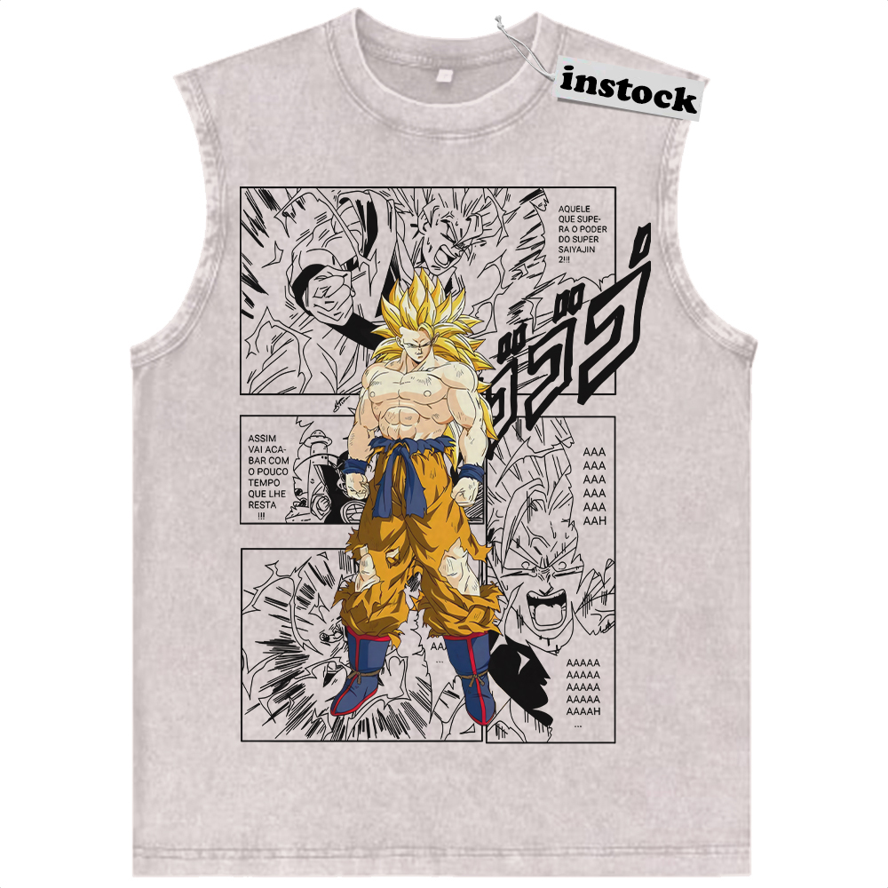 Son Goku Tank Top, Dragon Ball Tank Top, DBZ Tank Top, Anime Tank Top, Vintage Tank Top