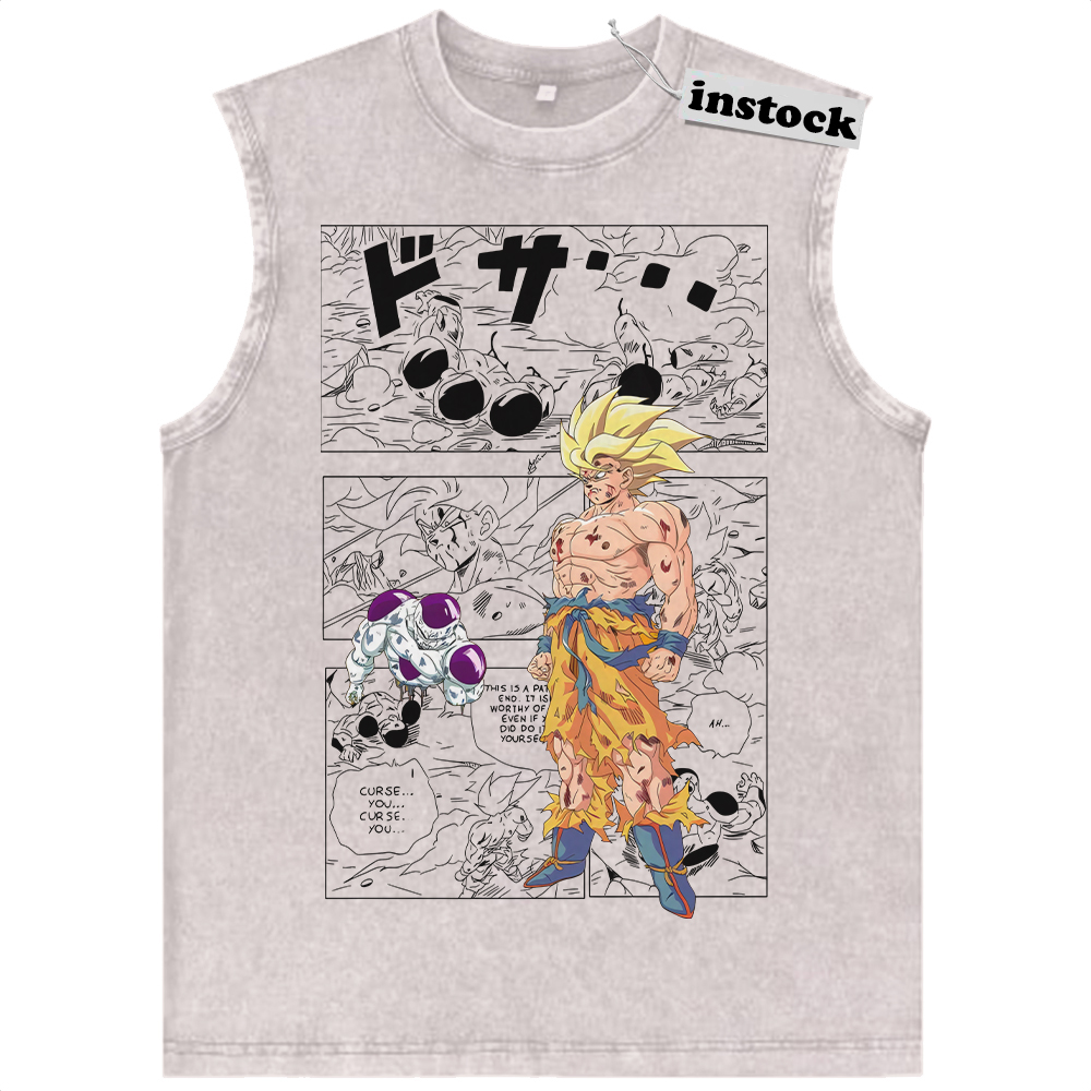 Son Goku Tank Top, Dragon Ball Tank Top, DBZ Tank Top, Anime Tank Top, Vintage Tank Top