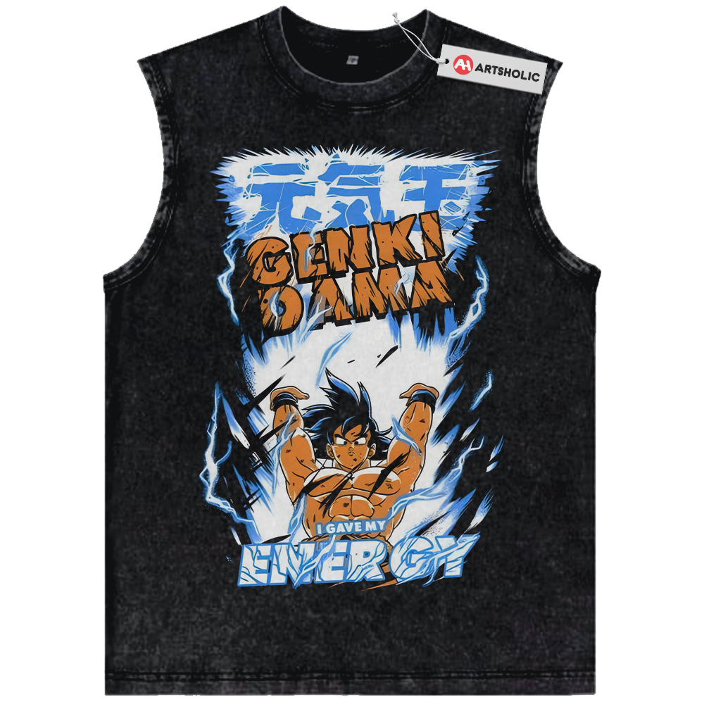 Son Goku Tank Top, Dragon Ball Tank Top, DBZ Tank Top, Anime Tank Top, Vintage Tank Top