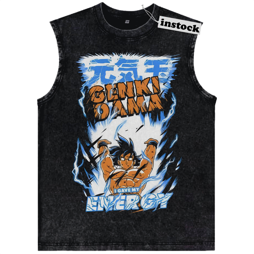 Son Goku Tank Top, Dragon Ball Tank Top, DBZ Tank Top, Anime Tank Top, Vintage Tank Top
