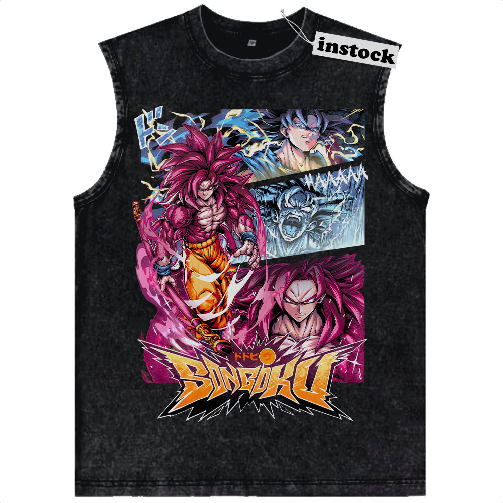 Son Goku Tank Top, Dragon Ball Tank Top, DBZ Tank Top, Anime Tank Top, Vintage Tank Top