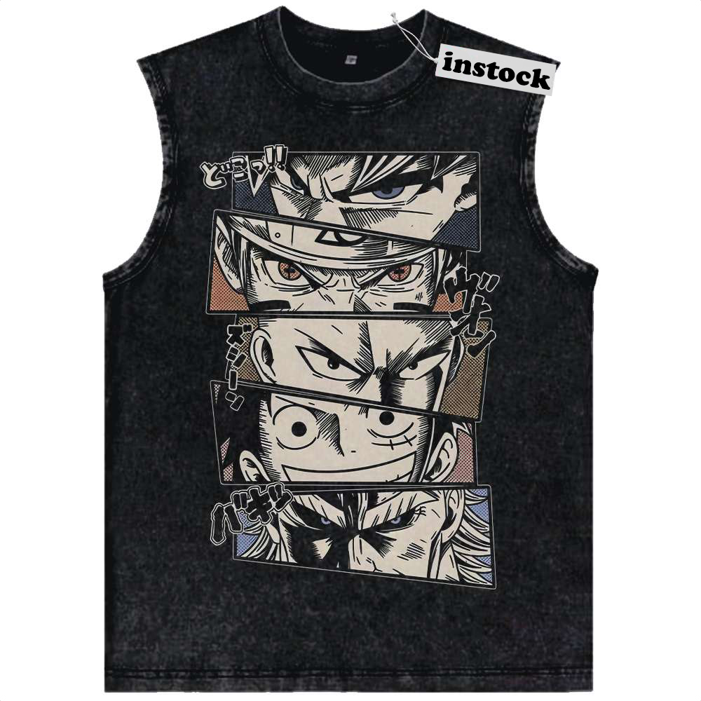 Son Goku Tank Top, Naruto Tank Top, Luffy Tank Top, Saitama Tank Top, All Might Tank Top, Anime Tank Top, Vintage Tank Top