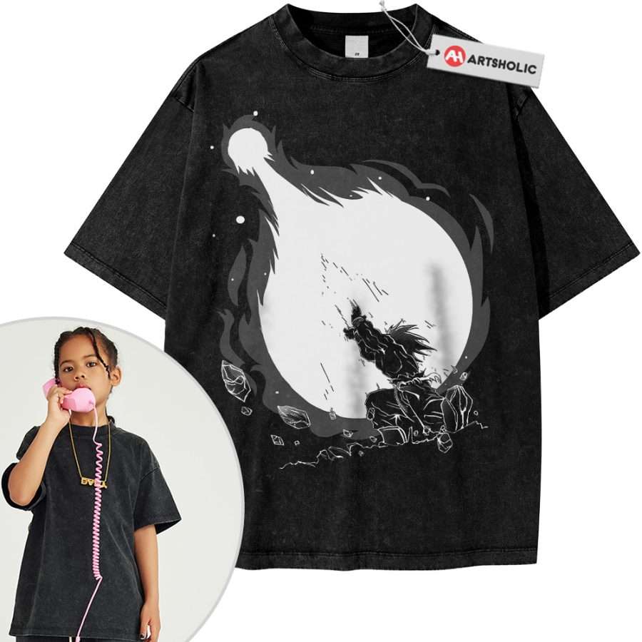 Alternative view of Son Goku Tee For Kids, Dragon Ball Z Tee For Kids, DBZ Tee For Kids, Anime Tee For Kids, Vintage Tee For Kids