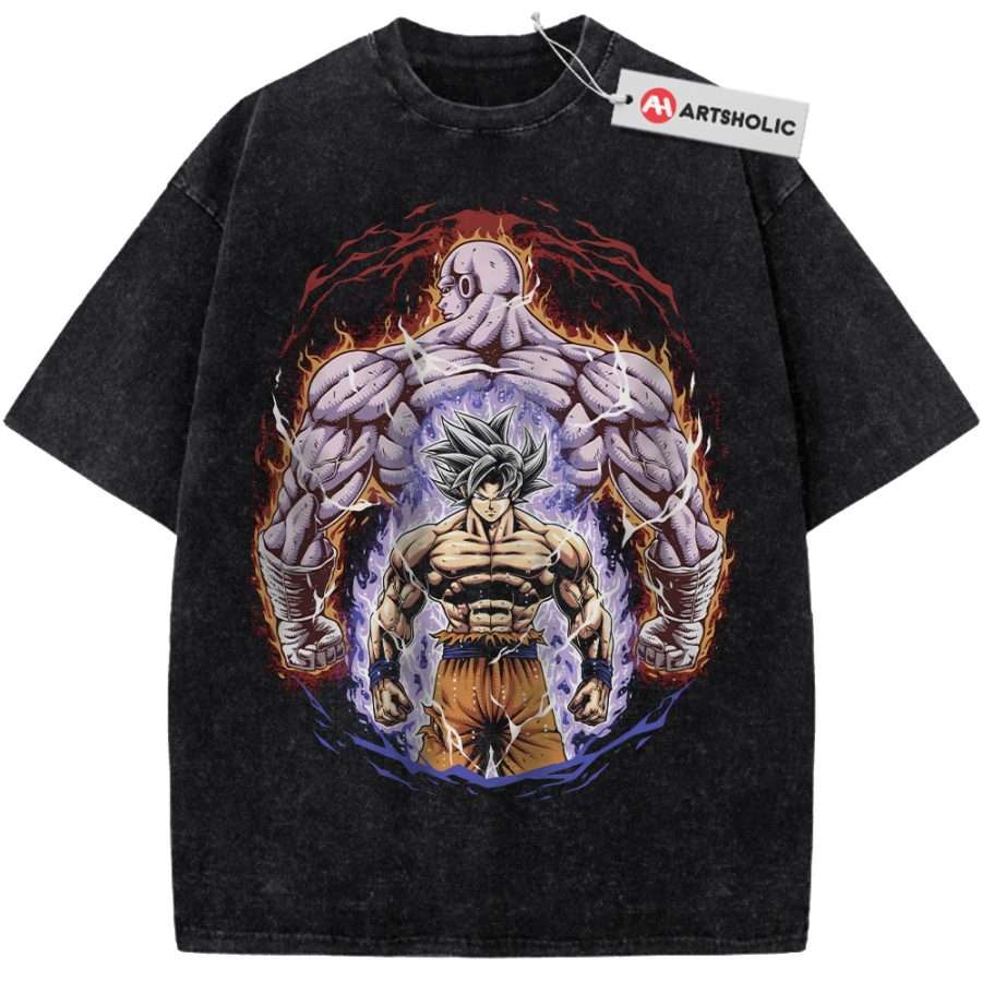 Alternative view of Son Goku vs Jiren Shirt, Dragon Ball Shirt, DBZ Shirt, Anime Shirt, Vintage T-Shirt