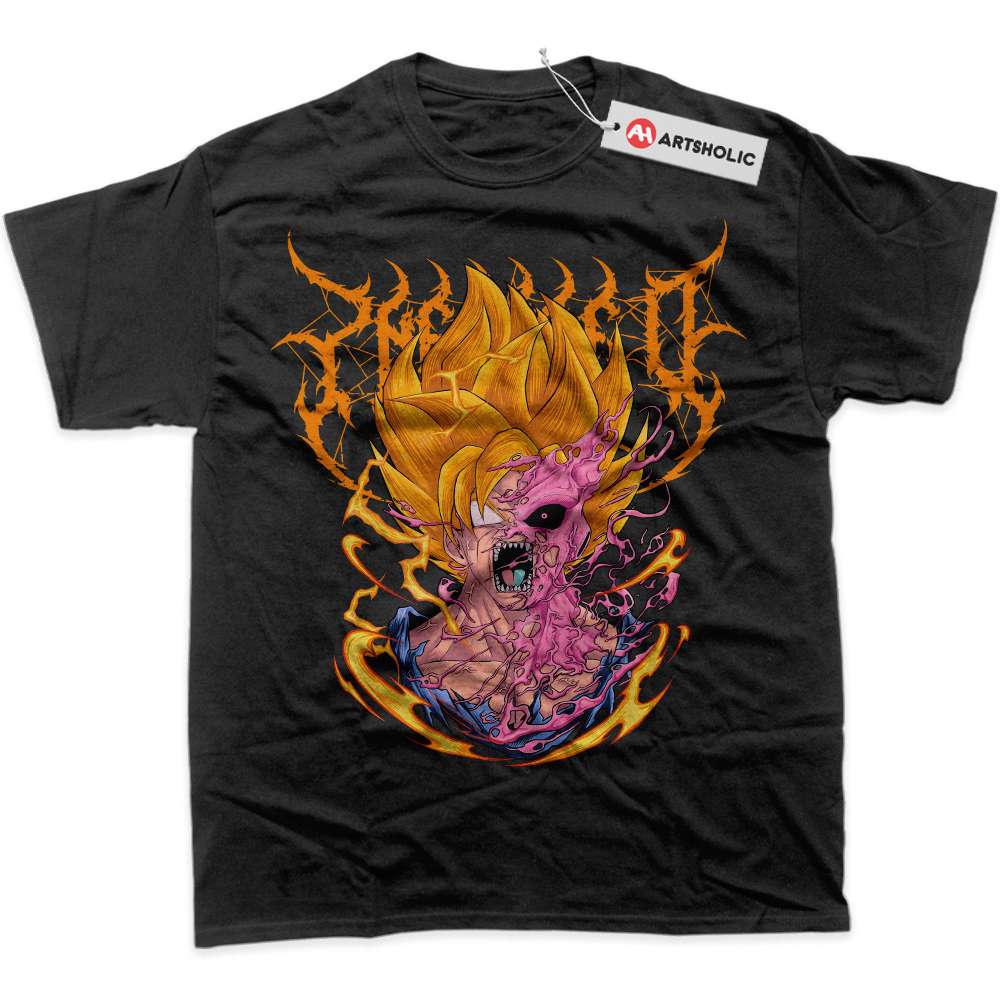 Alternative view of Son Goku vs Majin Buu Shirt, Dragon Ball Shirt, Anime Shirt, Graphic Tee