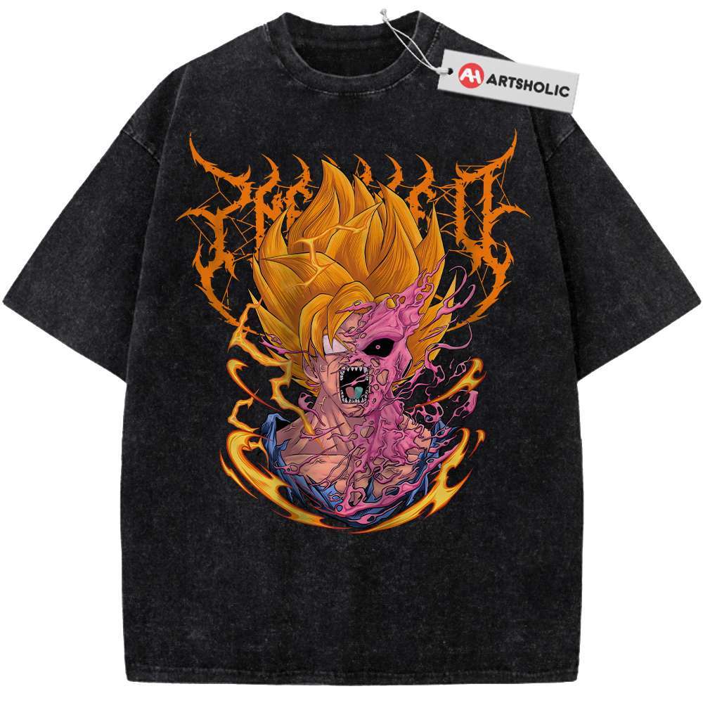 Son Goku vs Majin Buu Shirt, Dragon Ball Shirt, Anime Shirt, Vintage Tee