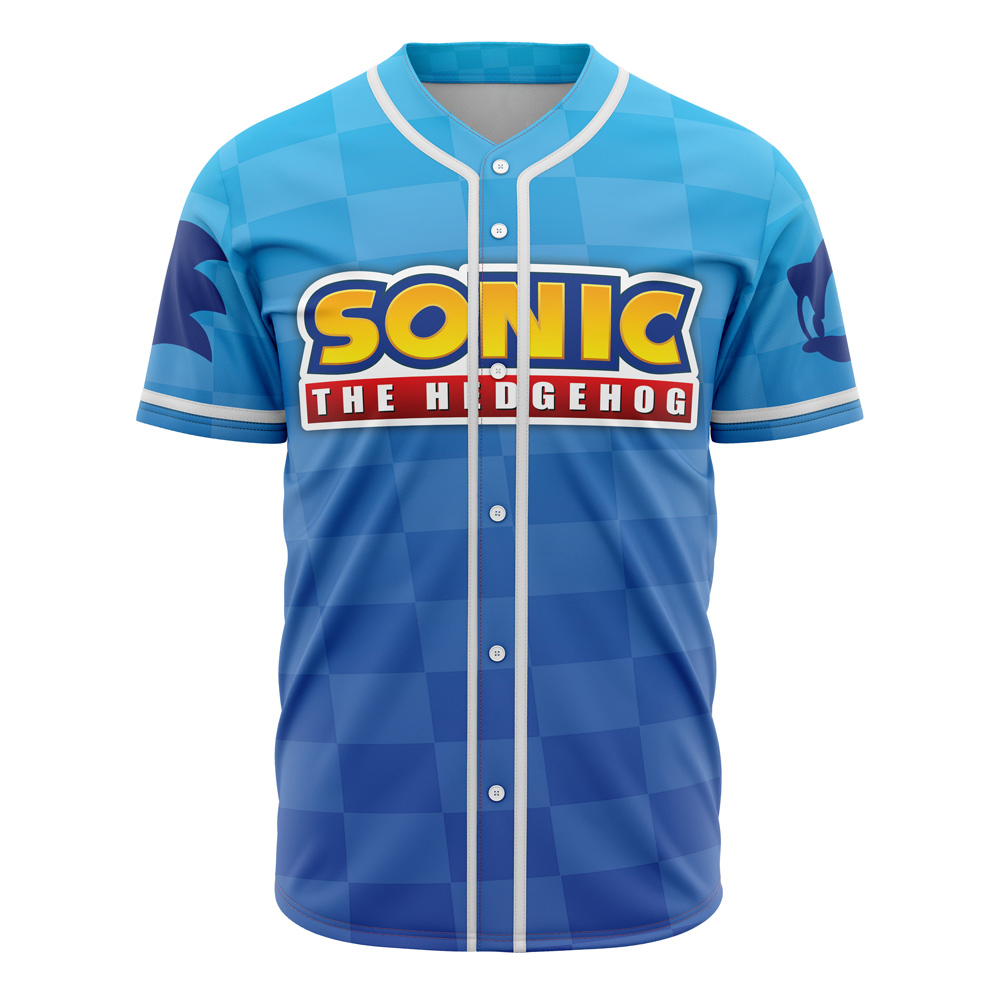 Sonic the Hedgehog Custom Baseball Jersey - Otaku Hall