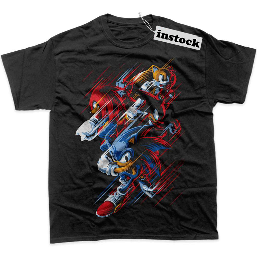 Sonic the Hedgehog Shirt, Animated Shirt, Graphic Tee