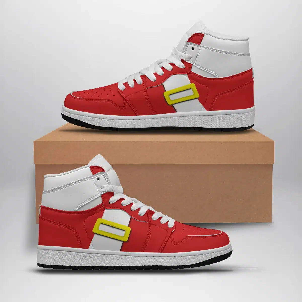 Sonic V2 Sonic the Hedgehog Basketball Shoes for Kids and Adults Custom Sneaker Mid 1 Style Sneakers - Otaku Hall