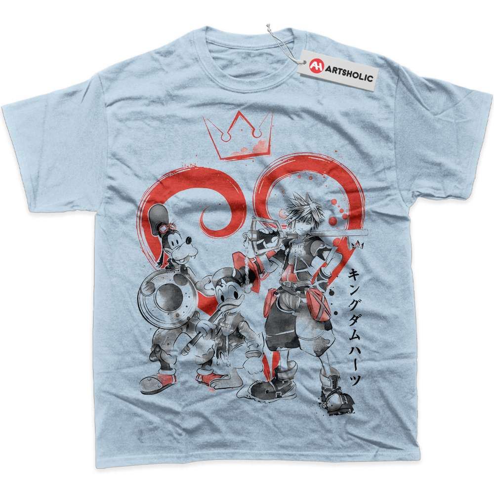 Alternative view of Sora Shirt, Goofy Shirt, Donald Duck Shirt, Kingdom Hearts Shirt, Game Shirt, Graphic T-Shirt