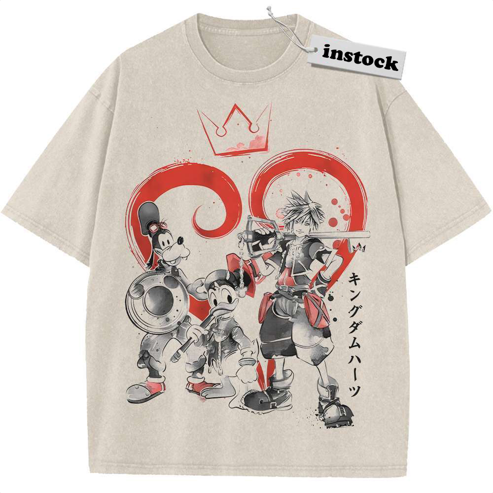 Sora Shirt, Goofy Shirt, Donald Duck Shirt, Kingdom Hearts Shirt, Game Shirt, Vintage T-Shirt